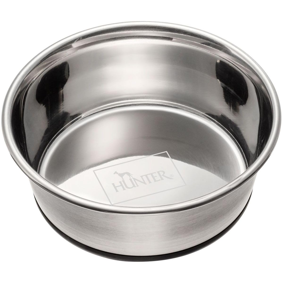 HUNTER Stainless Steel Feeding Bowl for Dogs and Cats Non-Slip Easy-Care