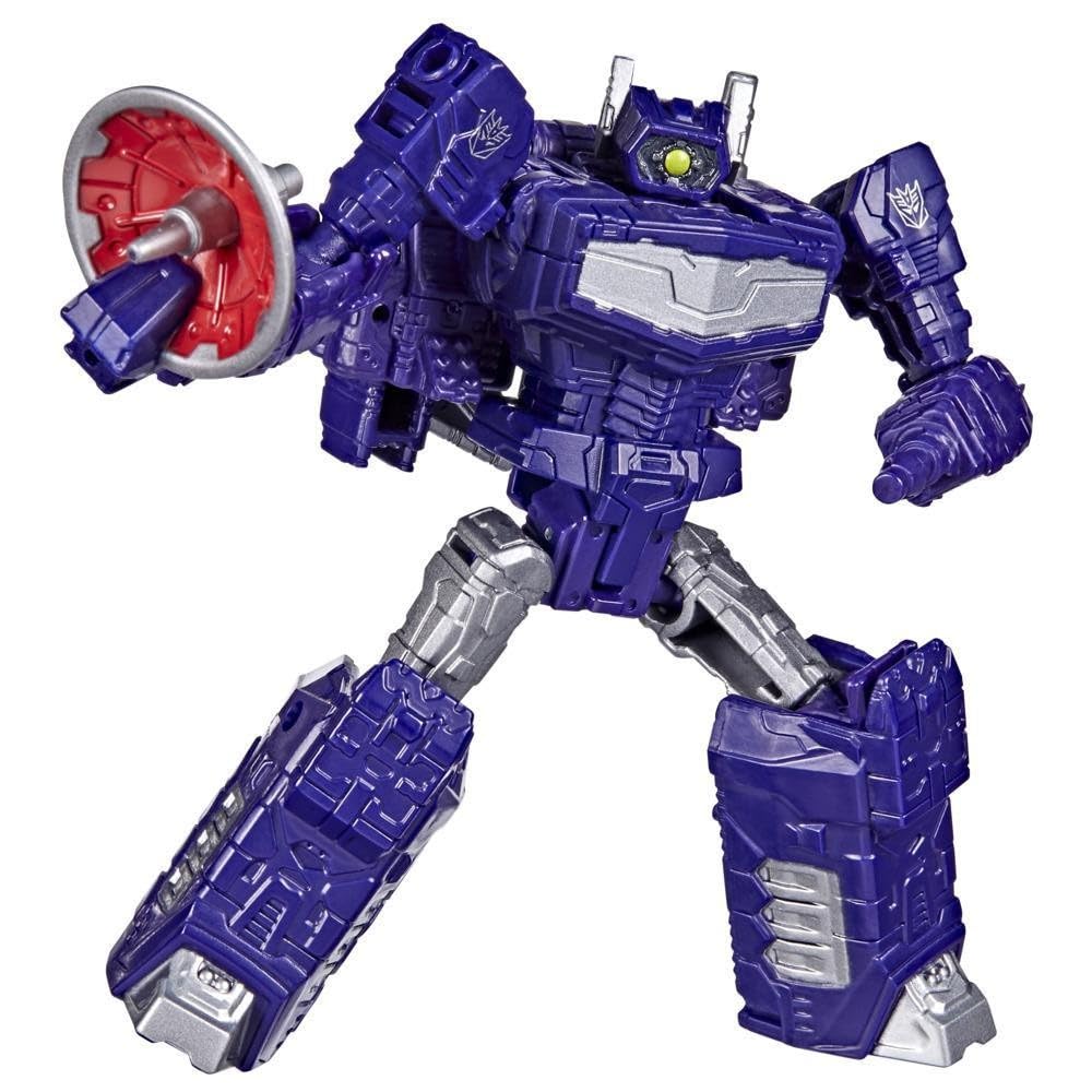 Transformers Toys Generations Legacy Core Shockwave Action Figure - 8 and Up, 3.5-inch, Multicolor (F3009)