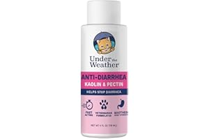 Under the Weather Anti-Diarrhea Liquid for Cats - Soothe Your Pet's Upset Stomach and Provide Relief from Diarrhea - (4 oz Bottle)
