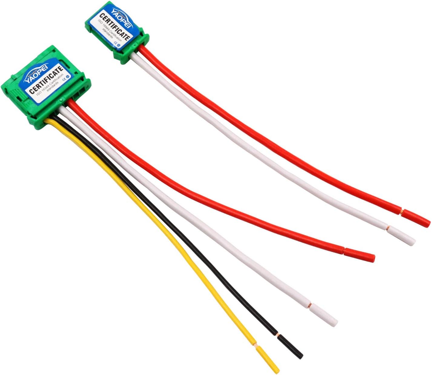 YAOPEI 2 x wiring harness for heating blower motor fan resistor 6441.L2, 3 - Image 4