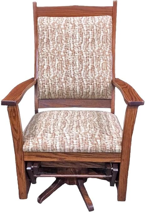 rustic glider chair