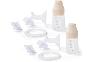 Spectra - Premium Breast Milk Pump Accessory Kit with Baby Bottles - Large 28mm - Breast Pump Accessories - 2 Pack