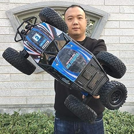 Amazon Co Jp リモコンカー 2 4g Rcオフロード車両モンスタートラック1 10リモコン車高速車クローラーおもちゃ4wdラジコン のカーカーズーのための4wdラジコン男の子の女の子ギフト子供のおもちゃ45km H Rtrトラックのトラジング ホーム キッチン