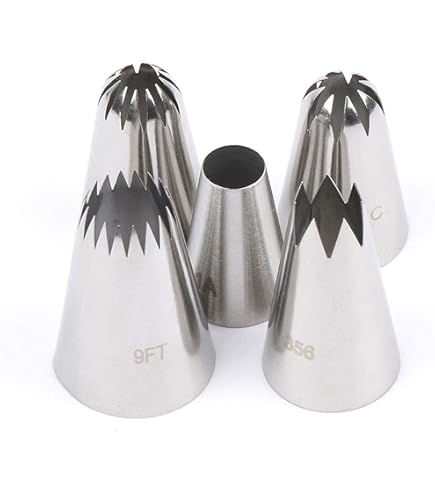 Cake Decorating Kit Suuker Extra Large Piping Tips Set, Stainless