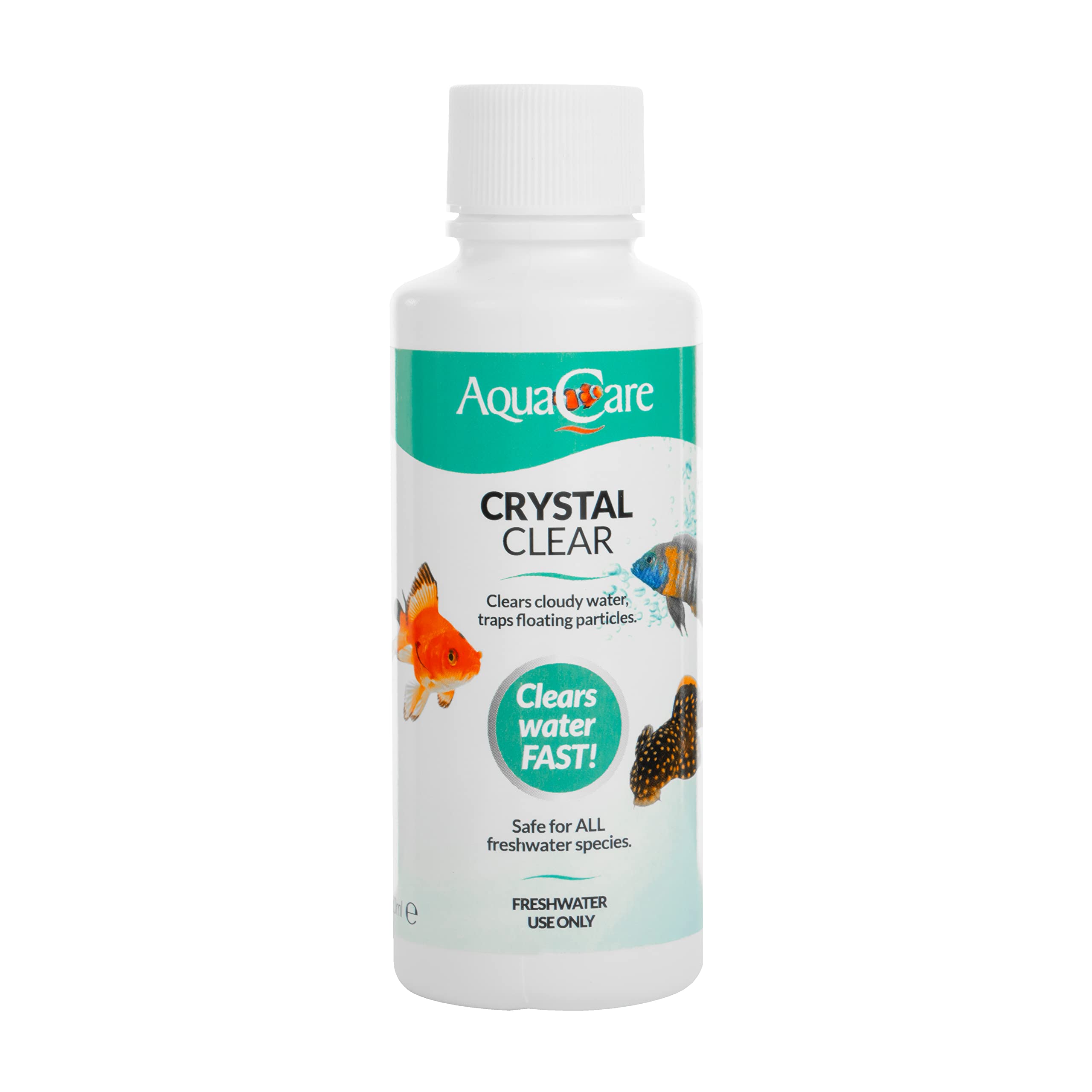 AquaCare Crystal Clear Tank and Aquarium Cloudy Water Treatment 120ml