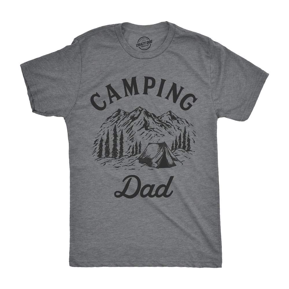 Camping Dad Cool Outdoor Vacation Fathers Day Tee T Shirt
