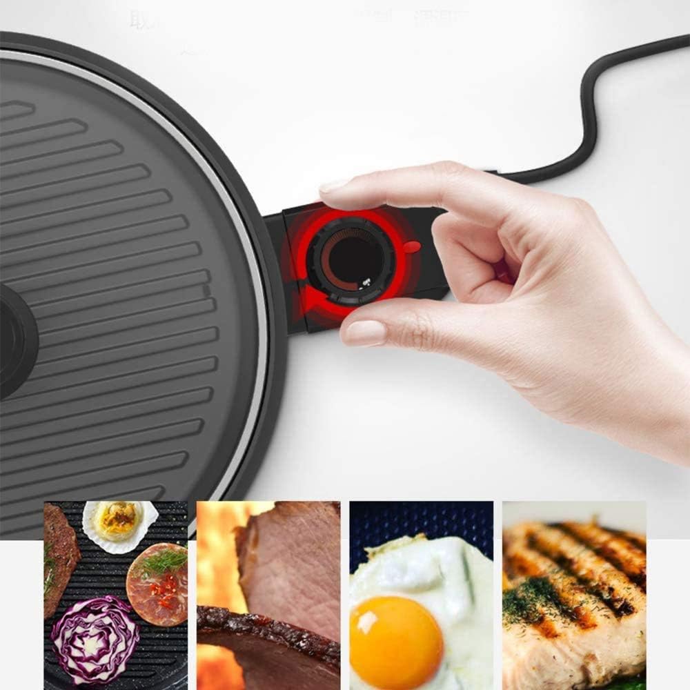 review UXZDX CUJUX Household Electric Grill Personal Non Stick Frying Pan, Fast Heating, High Temperature Resistance
