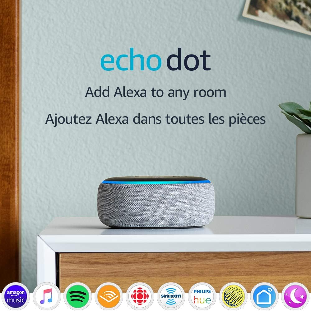 heather gray echo dot