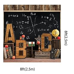 Kate 8x8ft Fabric Welcome Back to School Backdrop