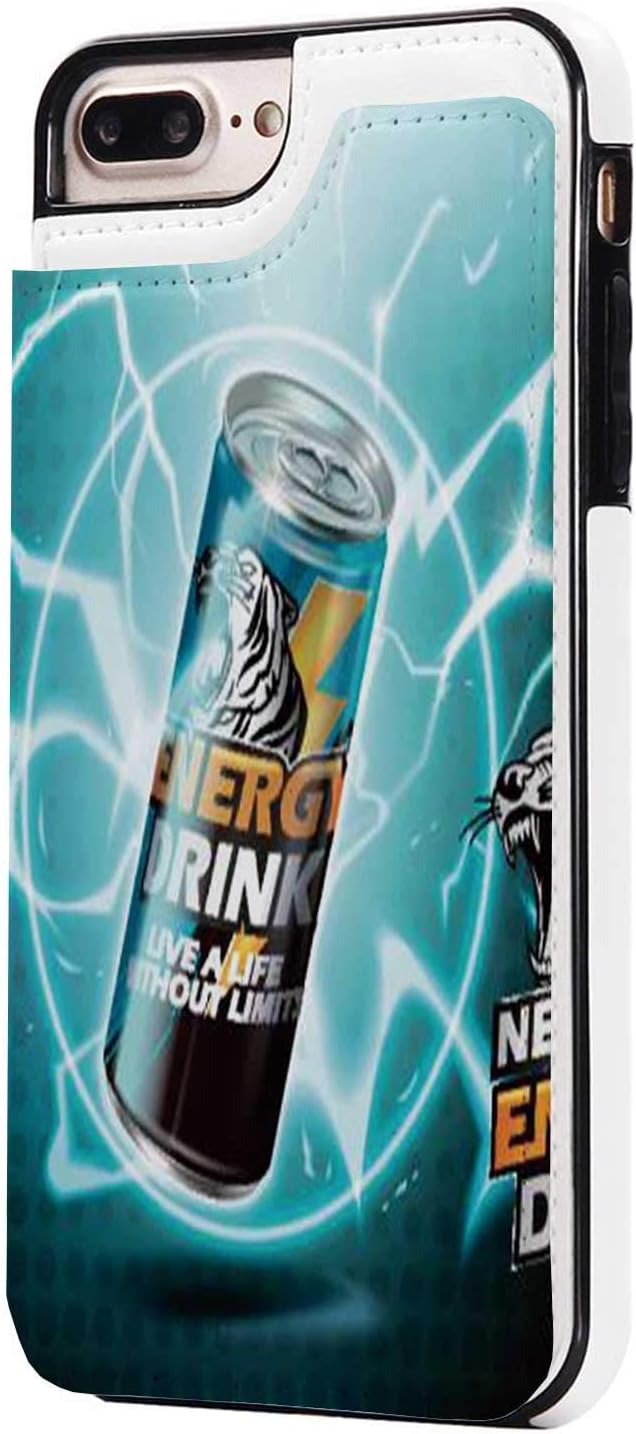 Energy Drink ad ning,Compatible with iPhone 7 Plus Circle Phone case iPone 7/8 Plus