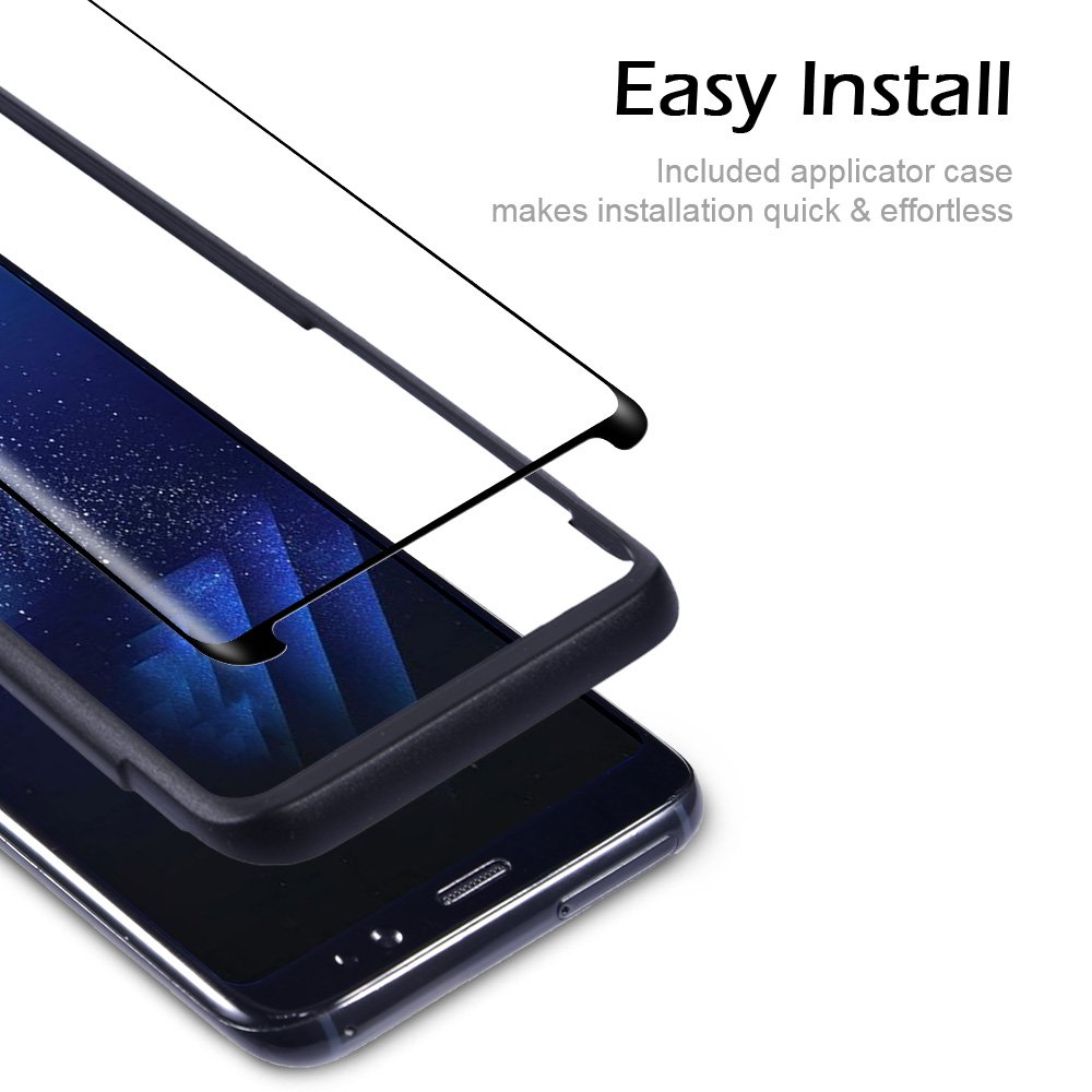 Galaxy S9 Plus Screen Protector, Galaxy S9 Plus Tempered Glass Screen Protector [3D Curved Tempered] Case Friendly for Samsung Galaxy S9 Plus 2018 released