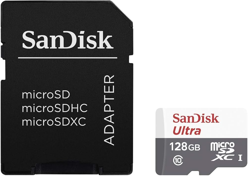 SanDisk Ultra microSDXC 128GB C10 Memory Card for Android Smartphones Tablets
