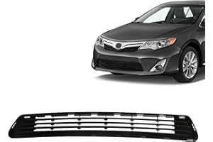 JustDrivably Replacement Parts Front Lower Bumper Grill Grille Compatible With Toyota Camry 2012 2013 2014 (L LE XLE Hybrid LE Hybrid XLE Hybrid SE), TO1036128