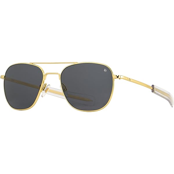 Amazon.com: AO Original Pilot Sunglasses - Gold - True Color Gray