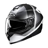 HJC C70 Alia Full Face Motorcycle Helmet with HJ-20M Pinlock Shield, DOT Approved(MC5SF, Large)