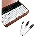 S & E TEACHER'S EDITION 96 Pcs Dry Erase Markers, Black with Low-Odor Ink, Black Whiteboard Markers for School, Office, or Home