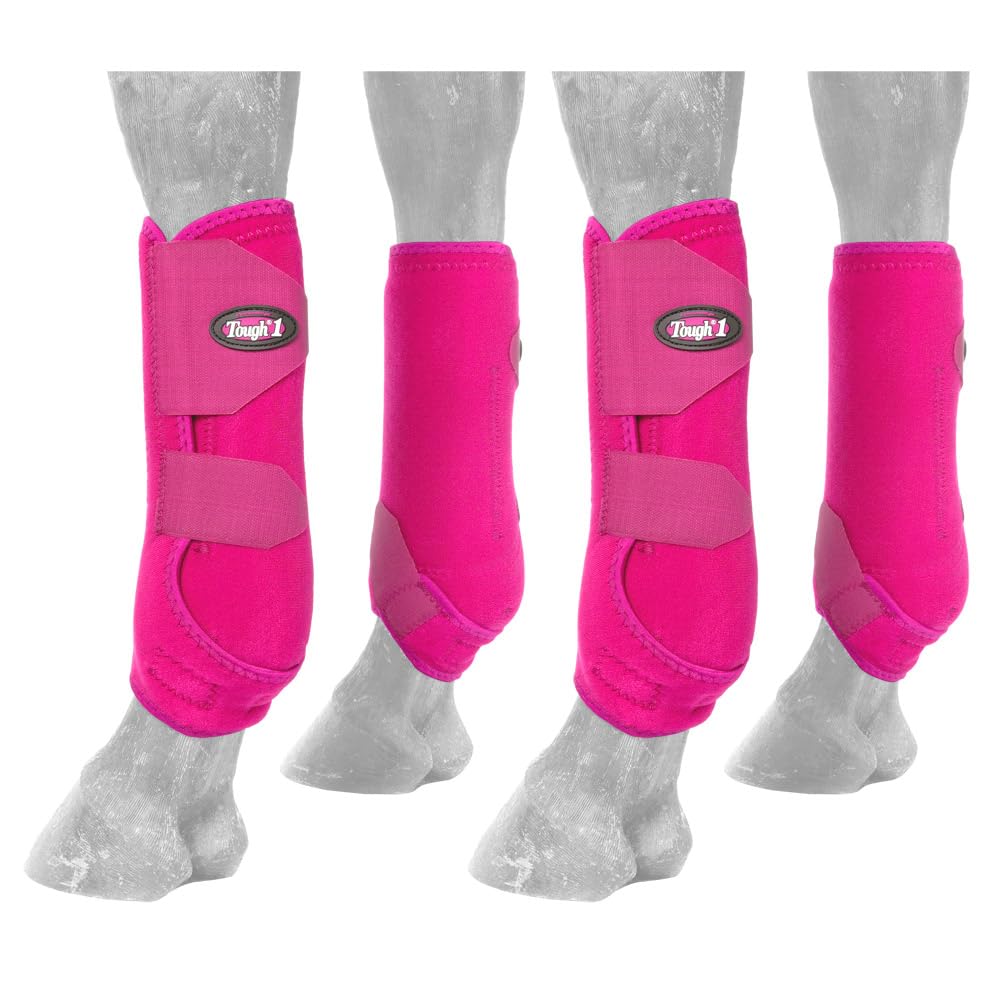 Tough 1 Extreme Vented Sport Boots Set, Pink, Small