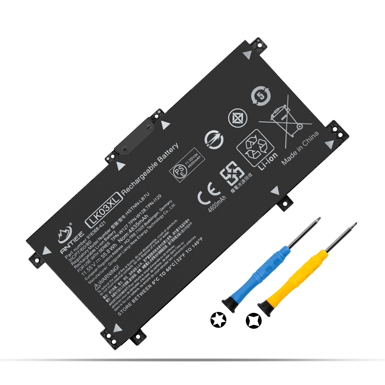 LK03XL 916814-855 Laptop Battery for HP Envy X360 15-bp000 15m-bp1xx 15m-bq1xx 15m-bp012dx 15-cn0xxx 15- bp003nx Envy 17 17t-ae100 cto 2rx66av