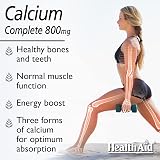 HealthAid Calcium Complete 800mg - 120 Tablets Calcium Supplement view 5