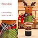 3D Christmas Wine Bottle Cover 3PCS Holiday Wine Bottle Décor for Home Party, Wine Bottle Sweater Santa Snowman Reindeer