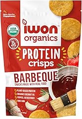Iwon Organics Organic Barbeque Protein Crisps, 3 Oz