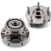 KAX 513257 Pair Front Wheel Bearing and Hub Assembly Compatible with 2006-2012 Toyota RAV4, 2008-2015 Scion xB, 2012-2017 Toyota Prius V,5 Lug