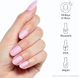 OPI xPRESS-ON Mod About You Light Pink Short Round Nails with Glue view 2