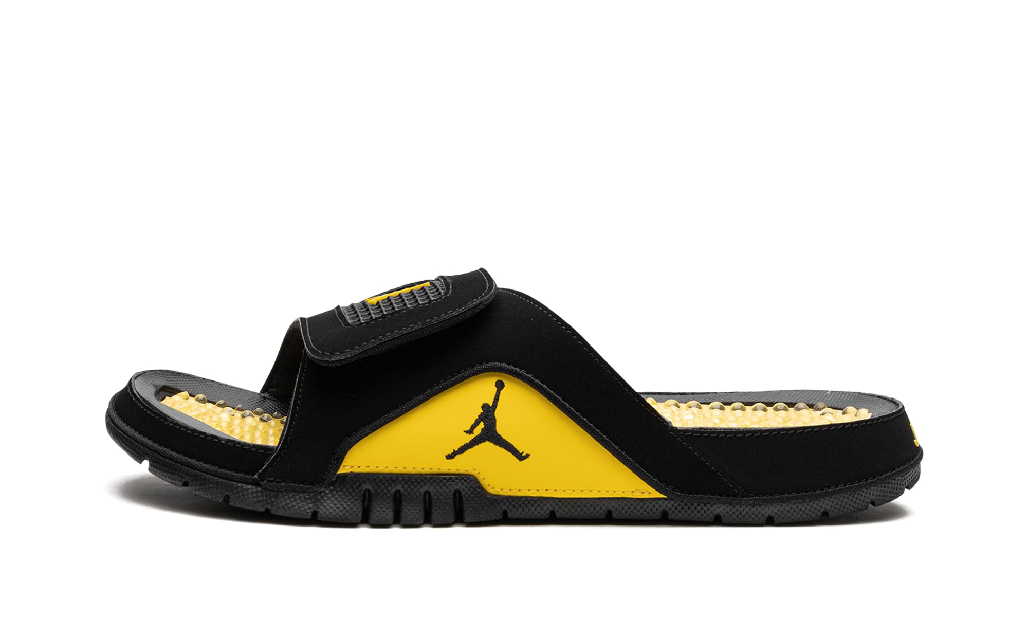Jordan Hombres Hydro IV Retro Trueno Negro/Tour Amarillo 532225 017 - Talla 13