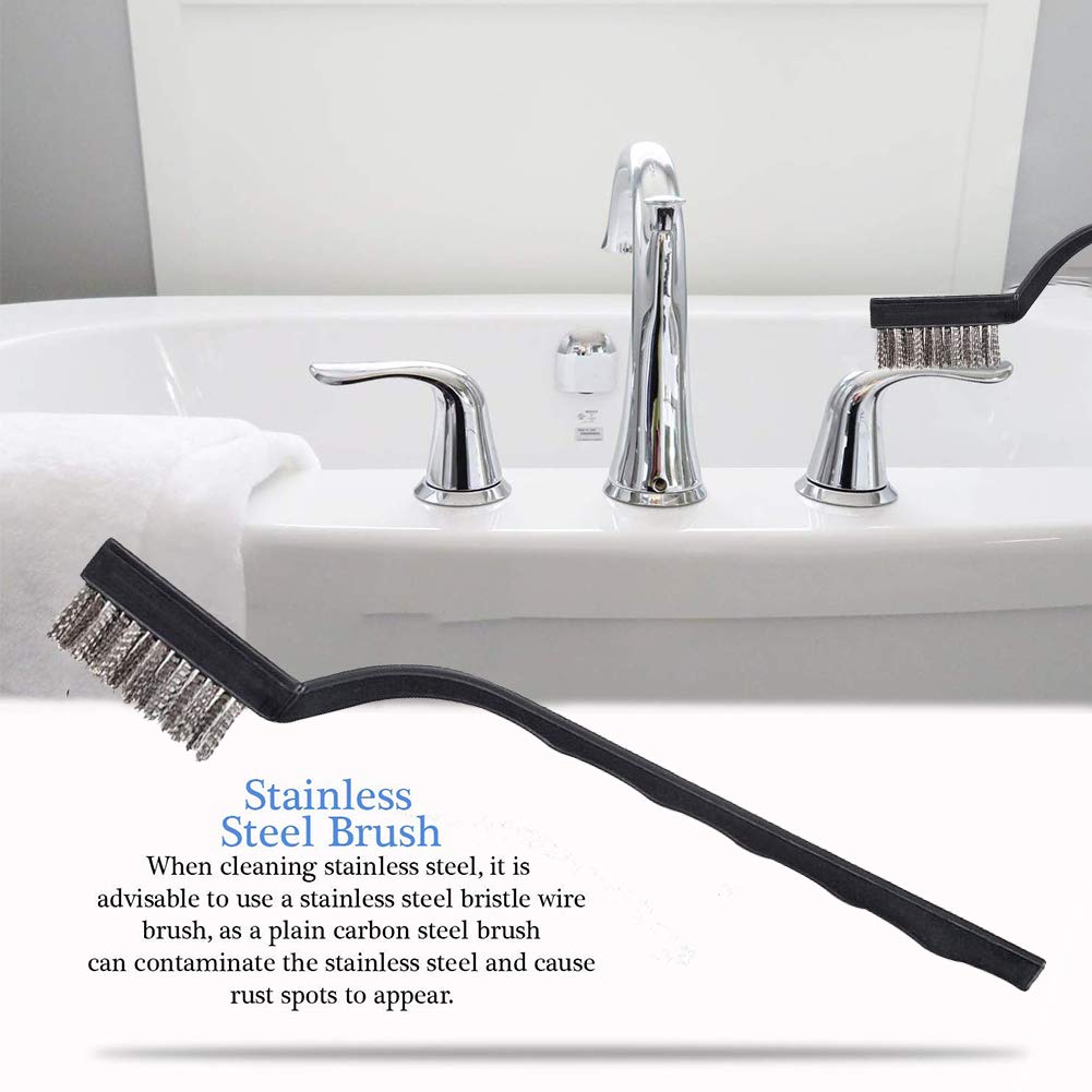 Spazzola Di Ferro Per Pulire Set Di Spazzole Metalliche Piccole, 6 - Foto 3