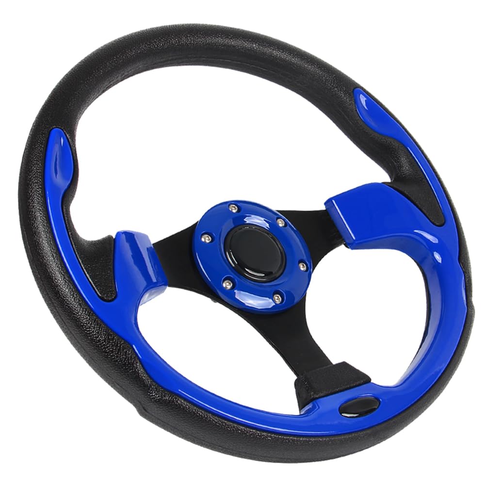 Photo 1 of Universal Club Car DS and Precedent Steering Wheel with Black Aluminum Frame Golf Cart Steering Wheel Fit for EZGO RXV & TXT, Yamaha…