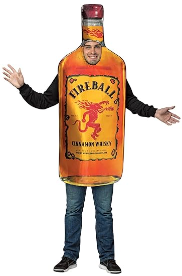 Fireball Whiskey Adult Pullover Costume Tunic - One Size