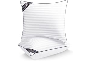 Yettbea Throw Pillows Inserts, 18'' x18'' Set of 2, Decorative Comfy Pillows for Couch, Sofa, Bed with Premium Down Alternative Filled, White