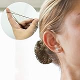 LAMXD 20 Pieces Hair Nets Bun Holders Invisible Elastic Mesh Ballet Dance Nurse view 6
