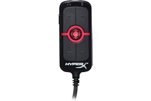 HyperX Amp USB Sound Card - Virtual 7.1 Surround Sound - Works with PC/PS4 - Plug and Play Audio Upgrade for Stereo Headsets 