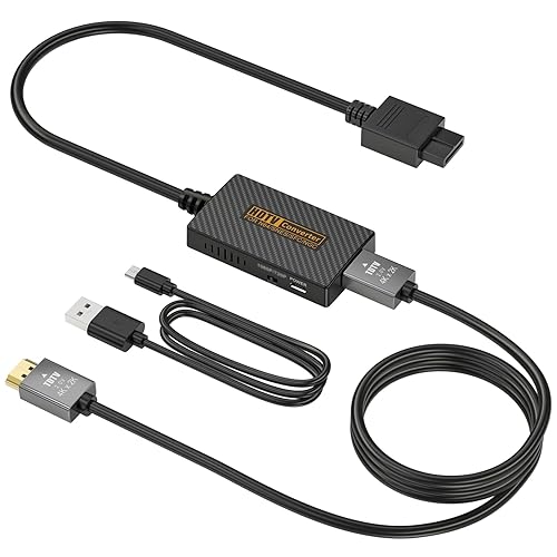 RuntoGOL N64 Gamecube to HDMI Adapter, HDMI Converter for Nintendo