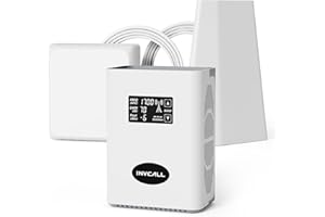 INVCALL Cell Phone Signal Booster for Home | Cover 7,000 Sq Ft with 2 Indoor Antennas Boosts 4G LTE & 5G on Band 12/17,13,25/2,4 | Cell Phone Booster Compatible with Verizon, AT&T, T-Mobile, Sprint & More