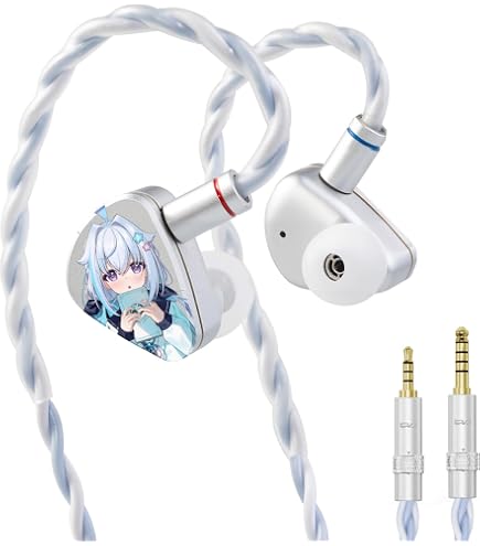 Amazon.com: CVJ Nozomi IEM Wired Gaming Earbuds, 2DD+1PD in Ear