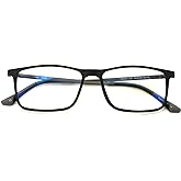 V.W.E. TR90 /w Flexible Titanium B Rectangle Reading Glasses - AR Anti-Reflective Coating - Computer