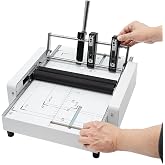 Booklet Maker A3 Paper Folding Binding Machine, MAX 11.7"&times;16.5" Paper Folder Stapler Machine, 2 in 1 Multifunctional Automatic Book Maker Stapling Machine for Schools Print Stores Offices Factory
