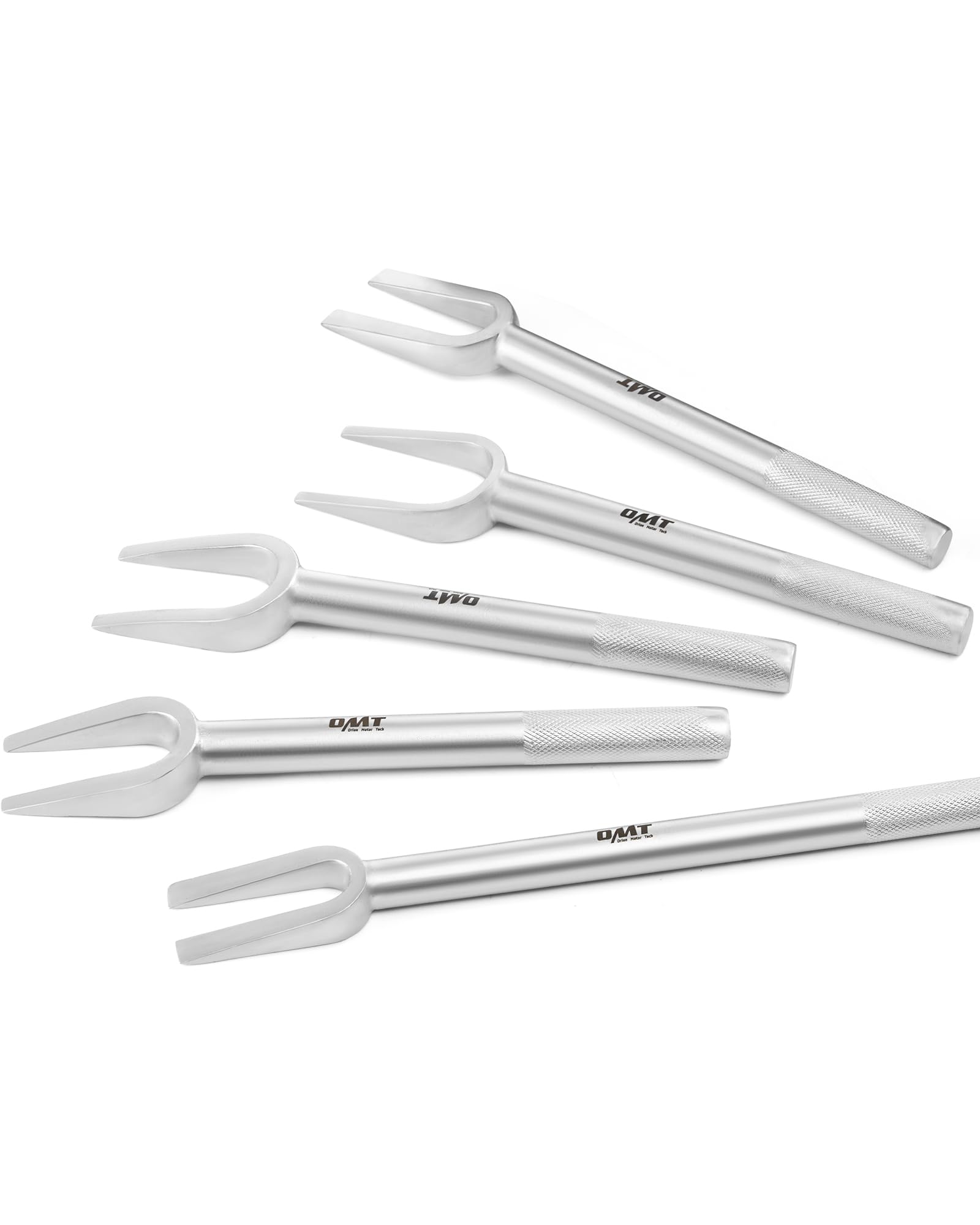 Photo 1 of Orion Motor Tech 5-Piece Pickle Fork Tool Set, Ball Joint Separator Pitman Arm Separator and Tie Rod Removal Tool Kit for Separating Ball Joints Tie Rods and Pitman Arms