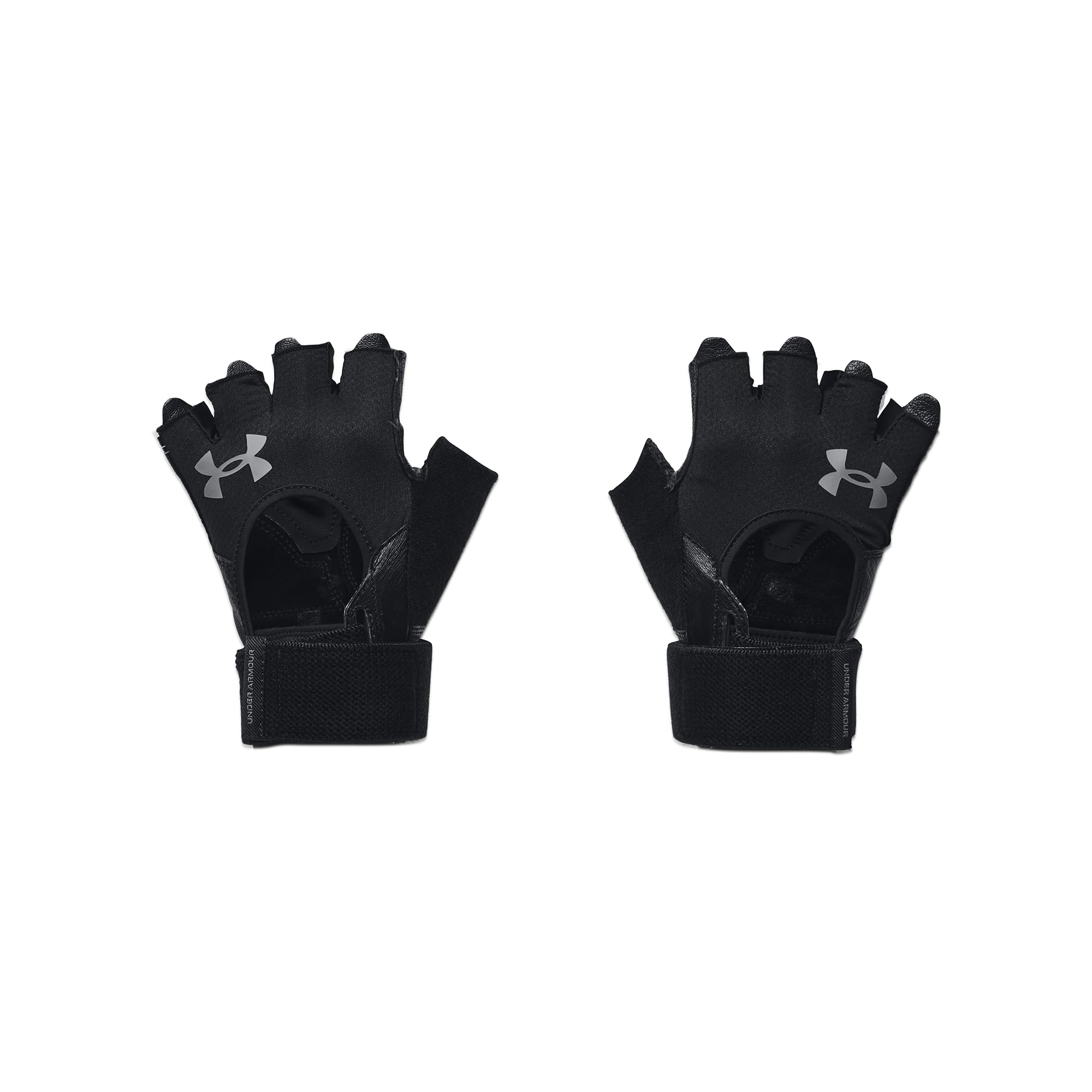 Under Armour M WEIGHTLIFTING GLOVES - Half Finger - Gloves - Black/Black/Pitch Gray - Size: XXL