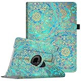 Fintie iPad Air 2 Case (2014 Release) - 360 Degree Rotating Stand Protective Case Smart Cover with Auto Sleep / Wake Feature for Apple iPad Air 2, Shades of Blue