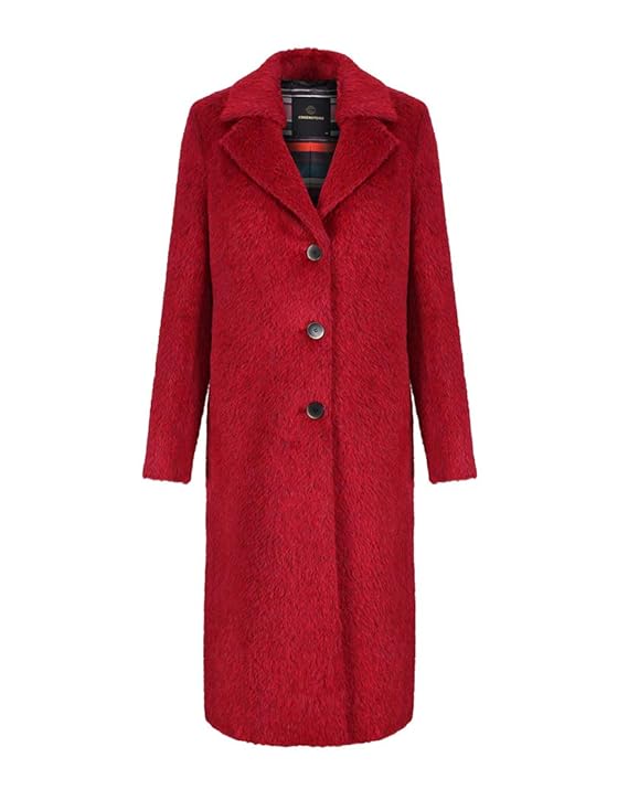 Creenstone Long Length Wool Womens Jacket 14 Reg Melrot