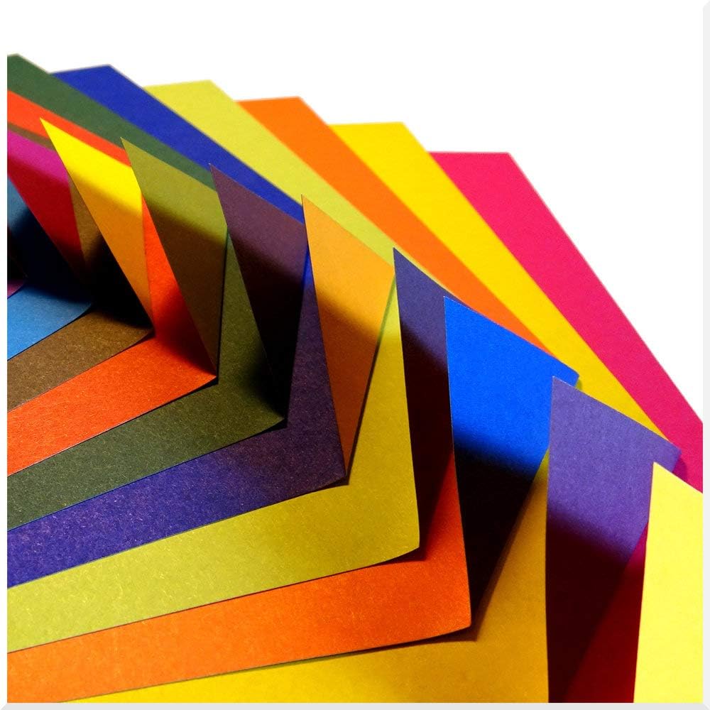 Origami Paper Gift Set | 200 Sheets, 15cm Square | Comprehensive Colour Collection