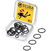 Beaver Island Scuba Diving O-Ring Kit, FKM Nitrox O2 Oxygen, SAE Aerospace | FKM Fluorocarbon Rubber, Oxygen-Compatible for Nitrox &amp; O2 Diving; Seals Scuba Regulators, Cylinder Valves, Hoses &amp; Tanks