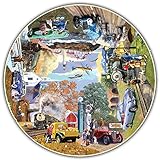 Round Table Puzzle - The Nostalgic Journey (500 Piece)