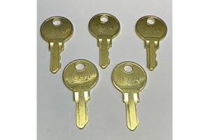 SAFECO BRANDS E114 Keys for Paper Towel, Toilet Tissue & Soap Dispensers ASI, Georgia Pacific, Kimberly Clark, Jofel (5)