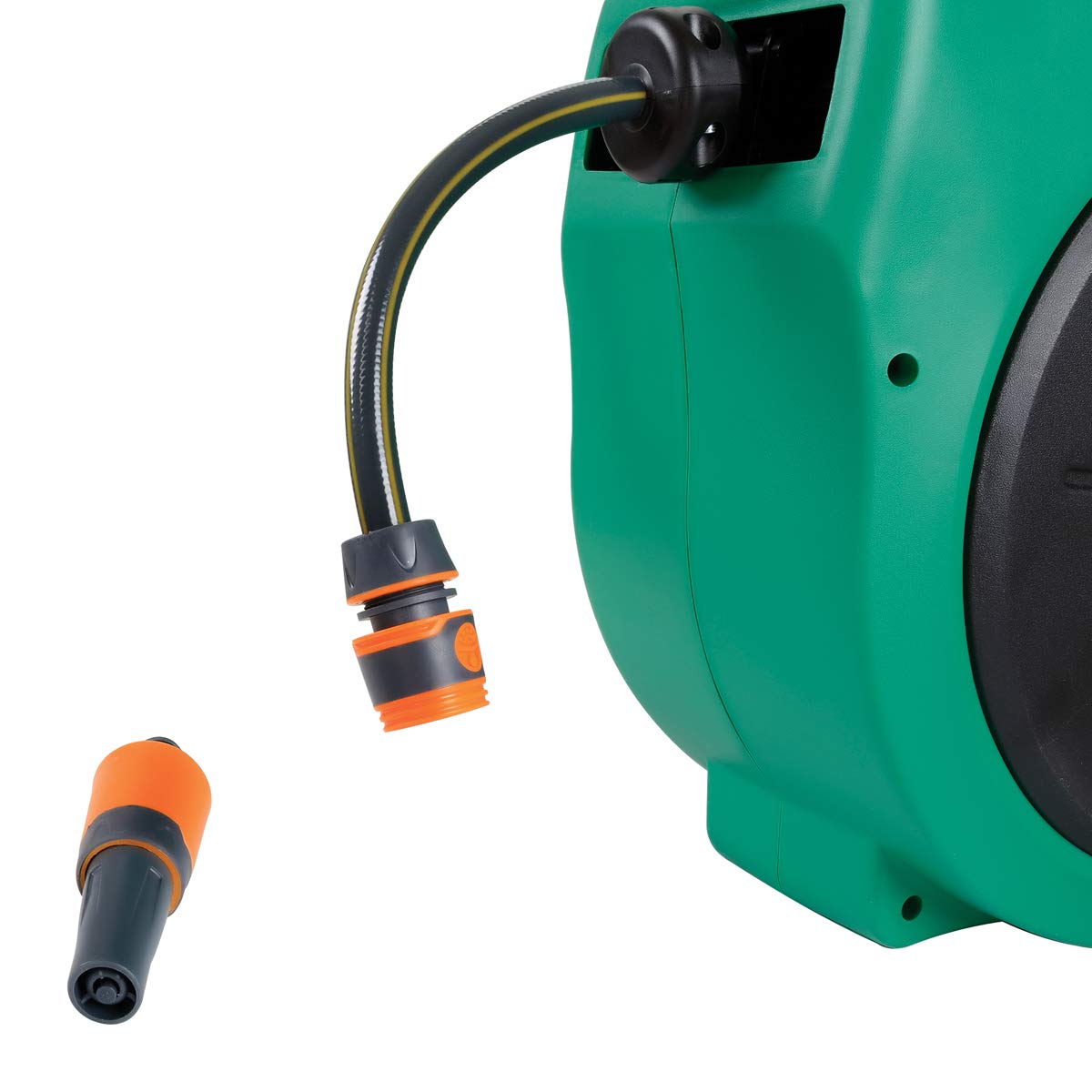 1 2 retractable water hose reel