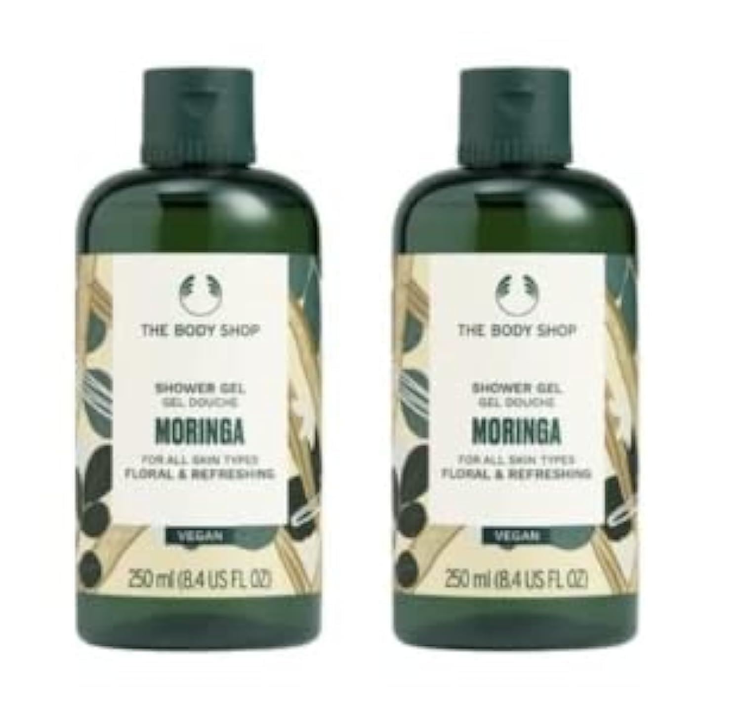 The Body Shop Moringa Vegan Shower Gel Twin pack (2 x 250ml) (2)