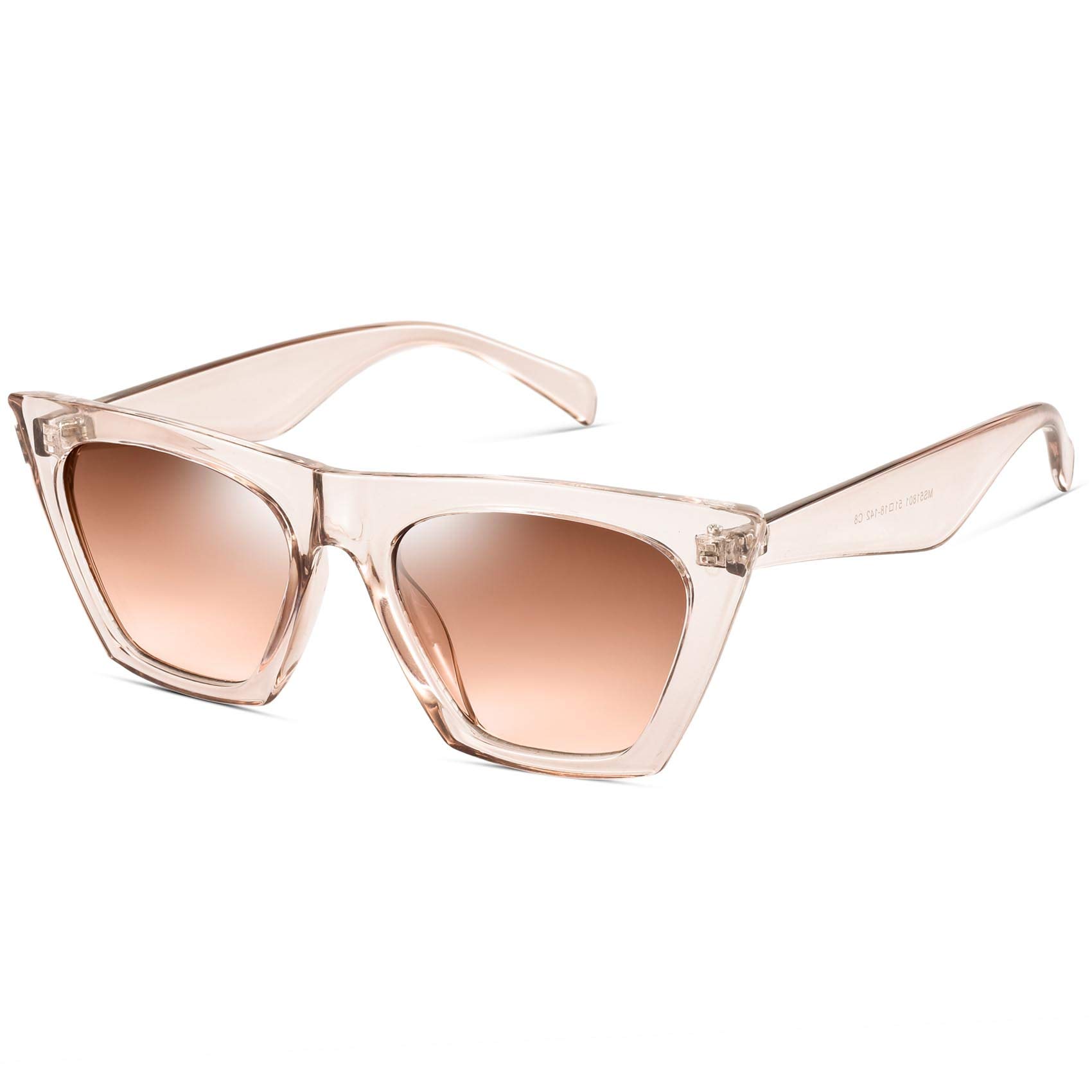 mosananaSquare Cat Eye Sunglasses for Women Trendy Style Model-SHINE